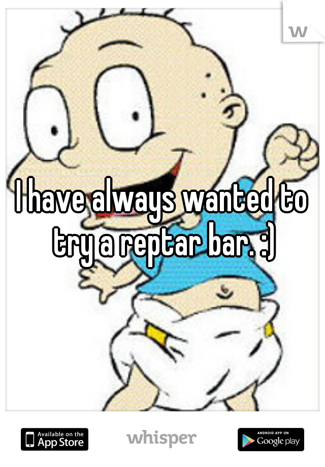 I have always wanted to try a reptar bar. :)