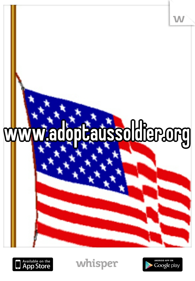 www.adoptaussoldier.org