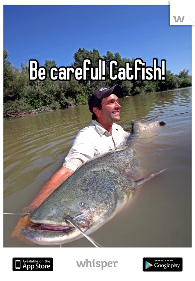 Be careful! Catfish! 