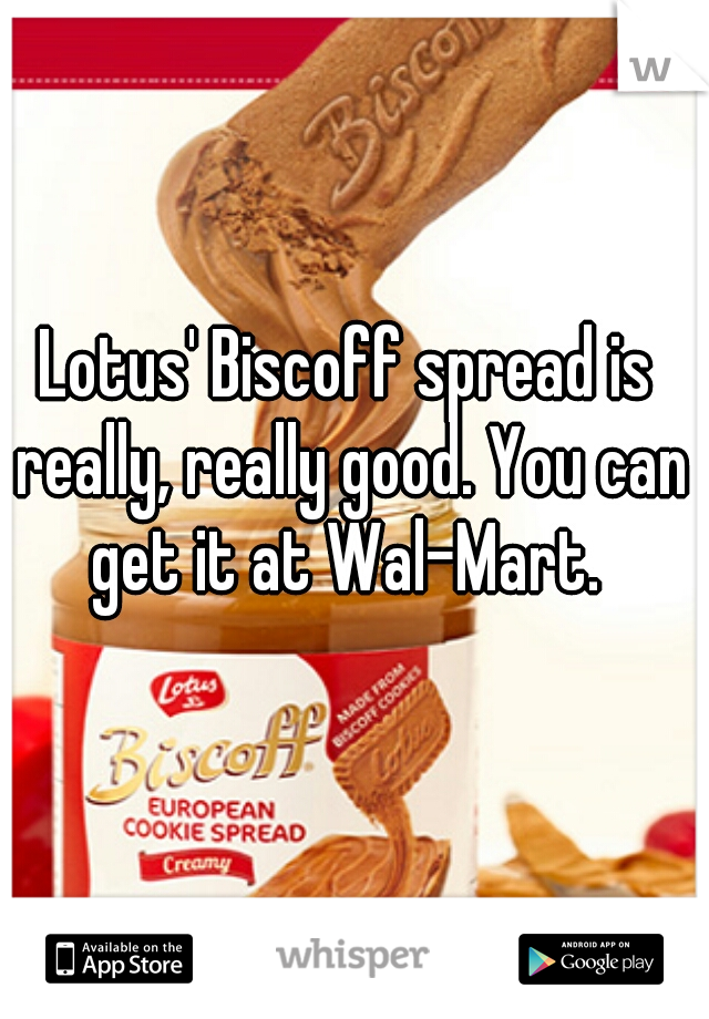 Lotus' Biscoff spread is really, really good. You can get it at Wal-Mart. 