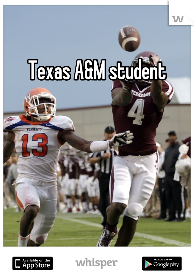 Texas A&M student