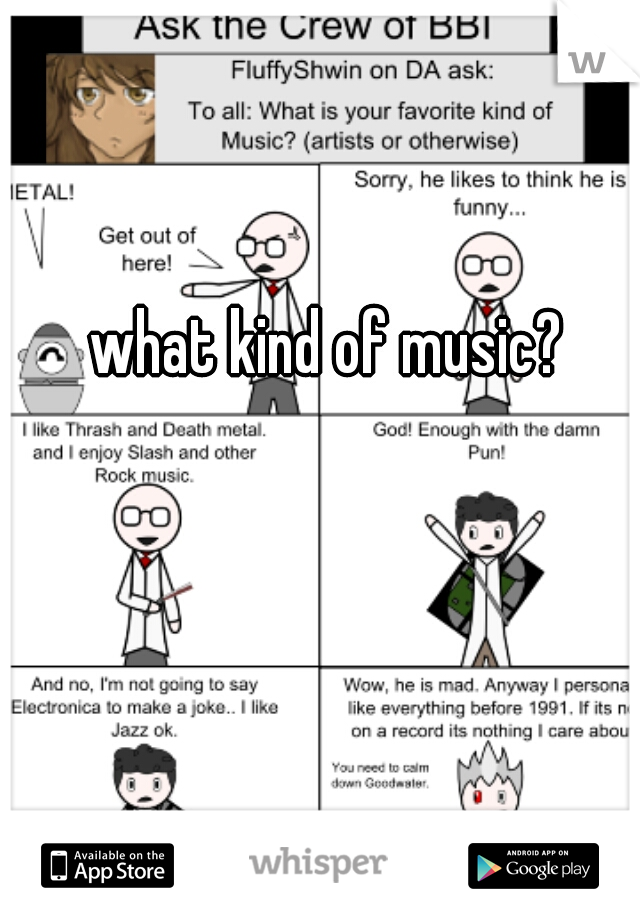 what kind of music?