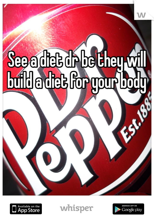 See a diet dr bc they will build a diet for your body 