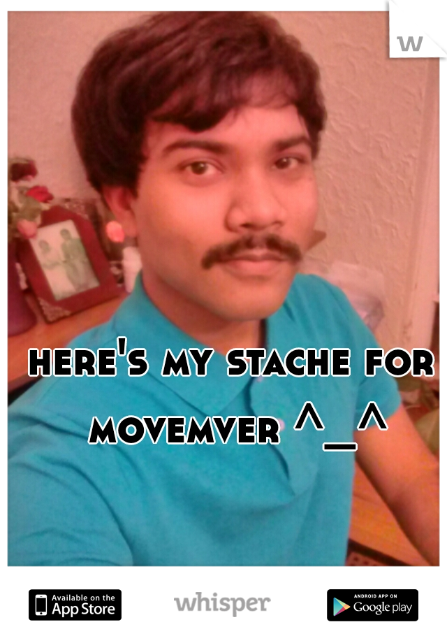 here's my stache for movemver ^_^