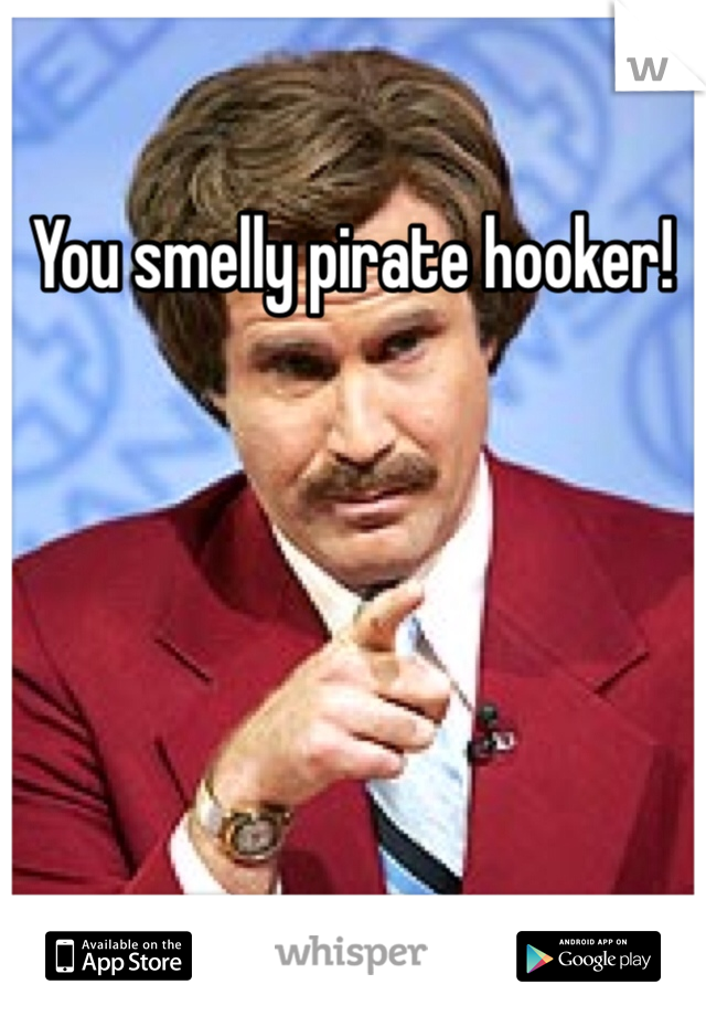 You smelly pirate hooker!
