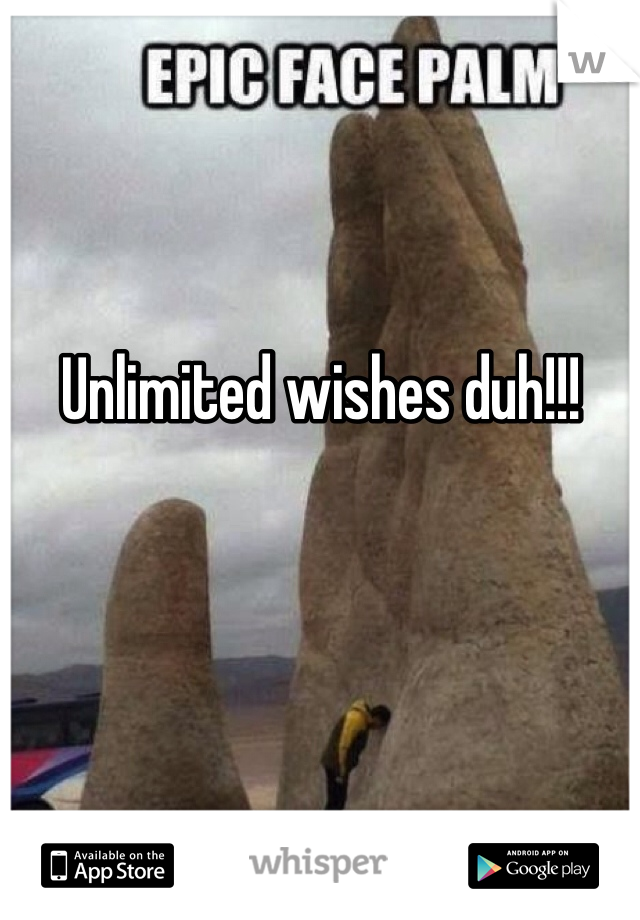 Unlimited wishes duh!!!