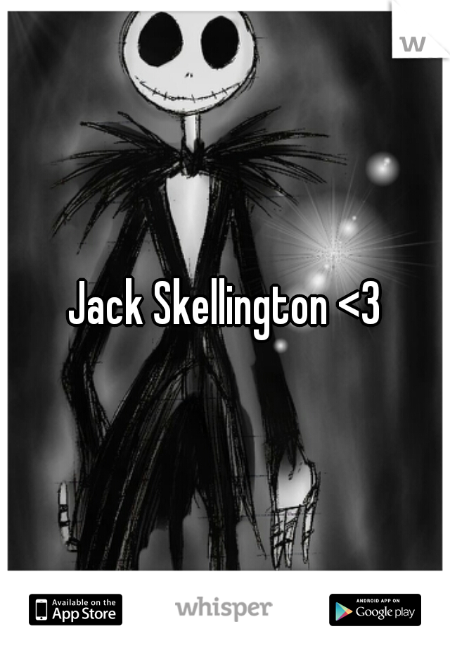 Jack Skellington <3