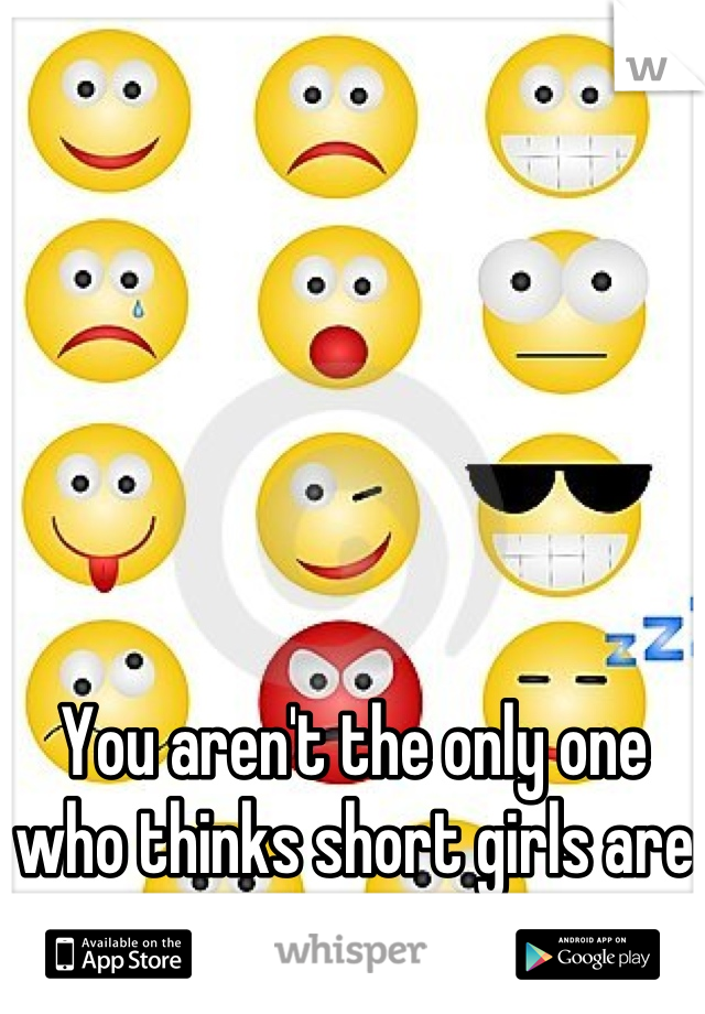 You aren't the only one who thinks short girls are hot :p