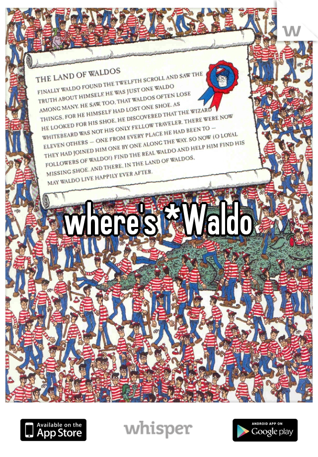 where's *Waldo