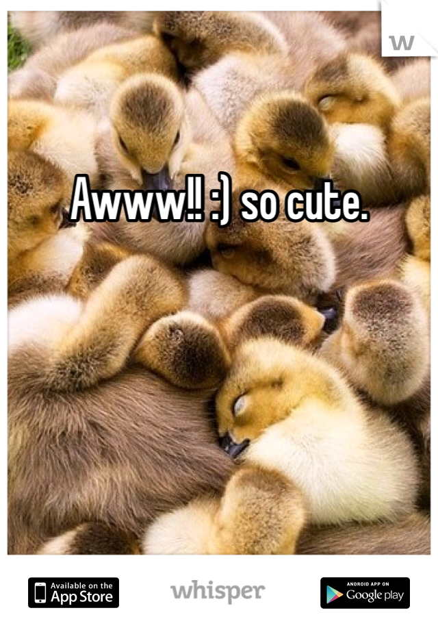 Awww!! :) so cute. 