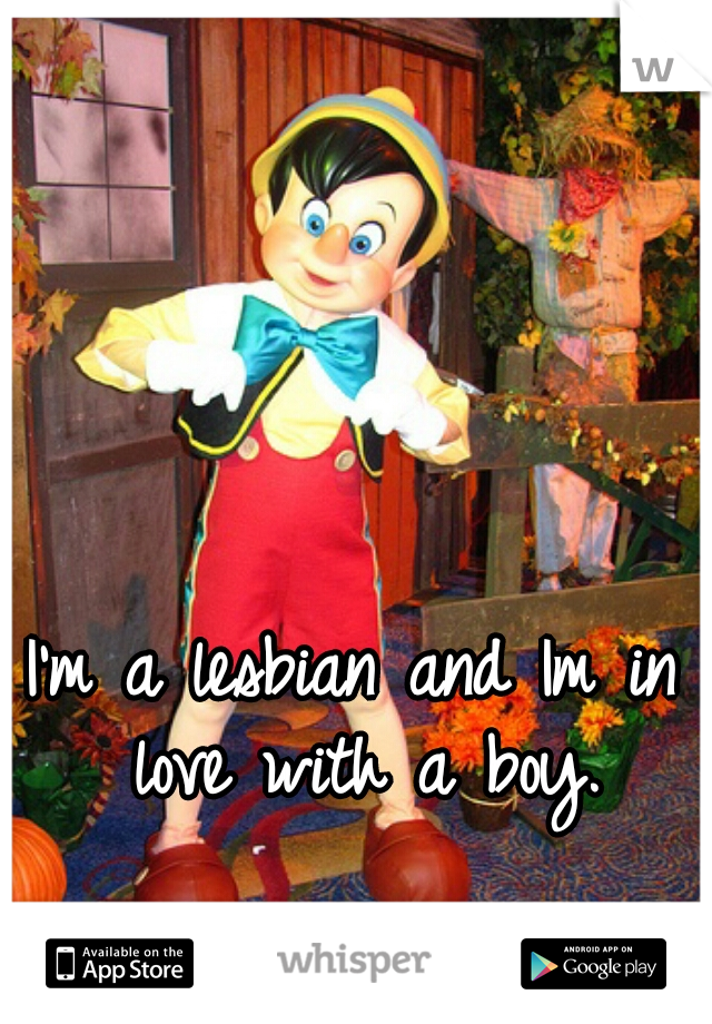 I'm a lesbian and Im in love with a boy.