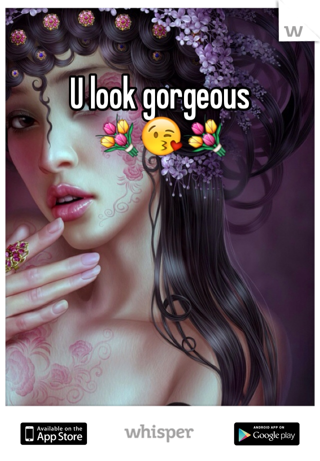 U look gorgeous
💐😘💐