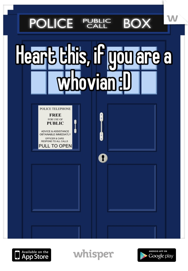 Heart this, if you are a whovian :D