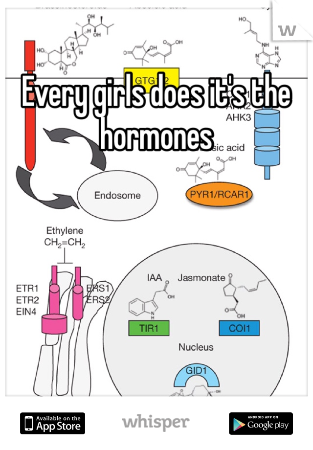 Every girls does it's the hormones 