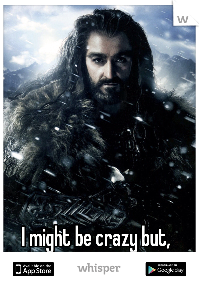 I might be crazy but, Thorin is fucking sexy 