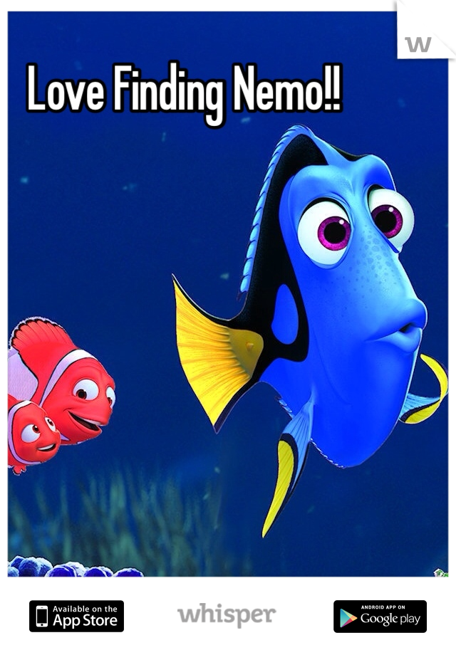 Love Finding Nemo!! 