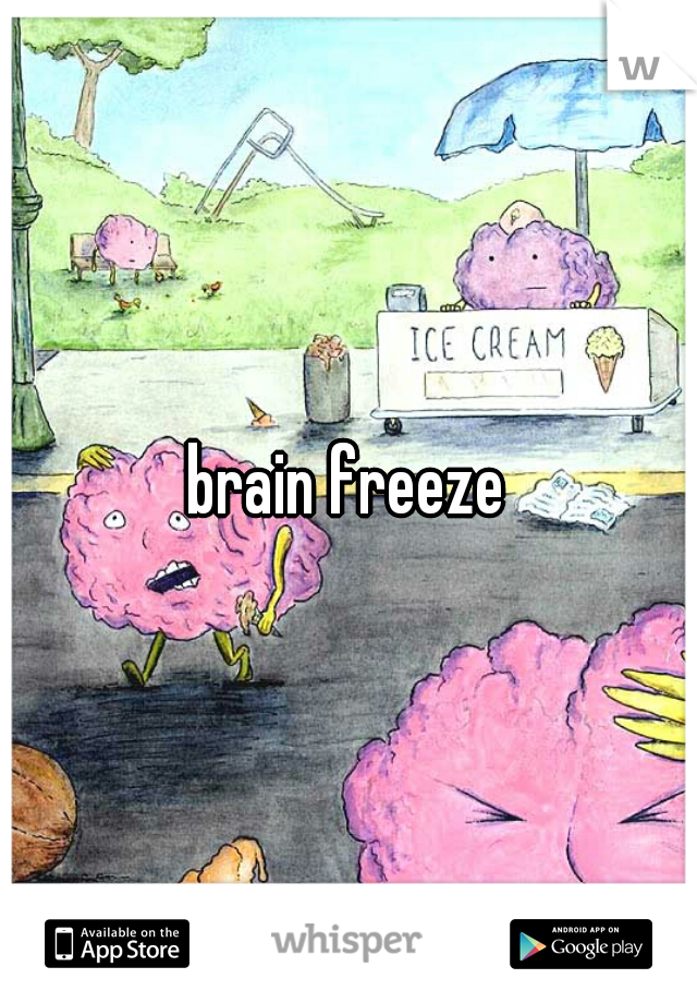 brain freeze