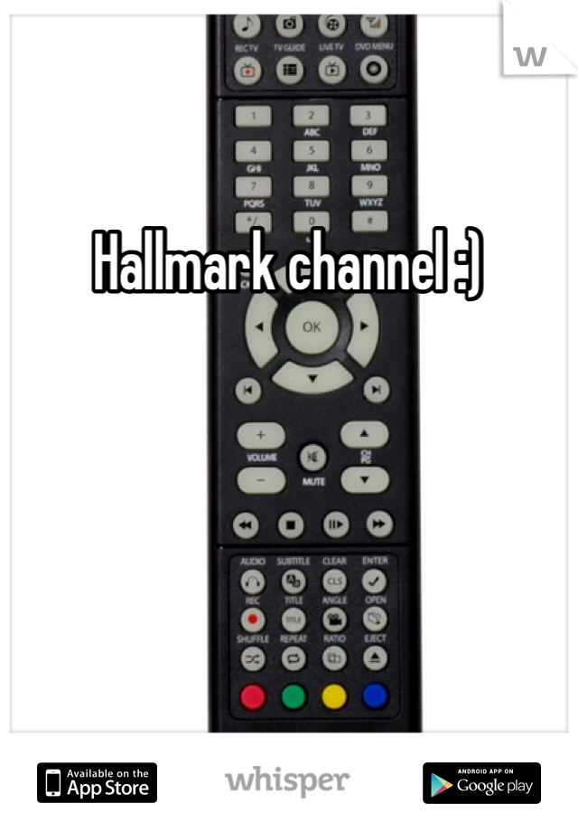 Hallmark channel :) 
