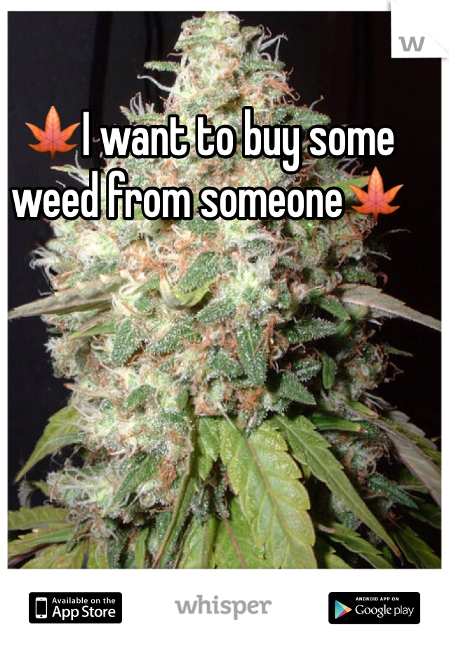 🍁I want to buy some weed from someone🍁