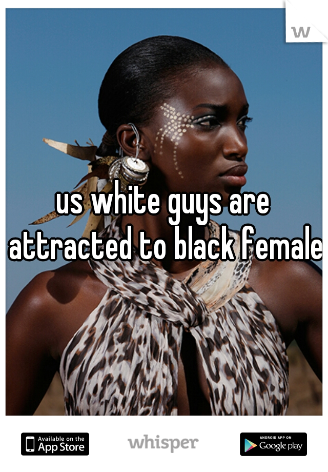 us white guys are attracted to black females