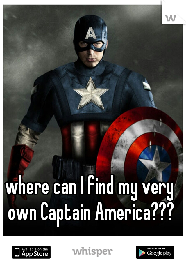 where can I find my very own Captain America???