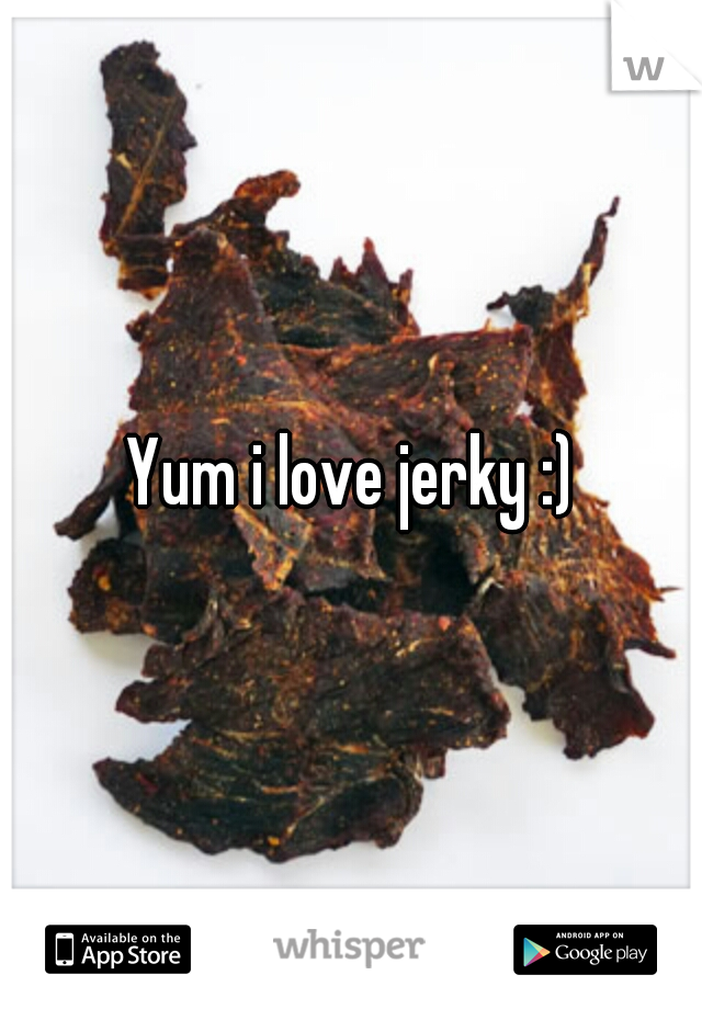 Yum i love jerky :)