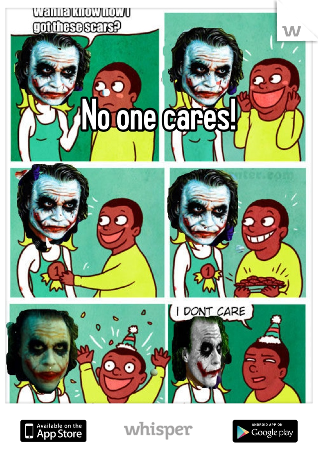 No one cares!