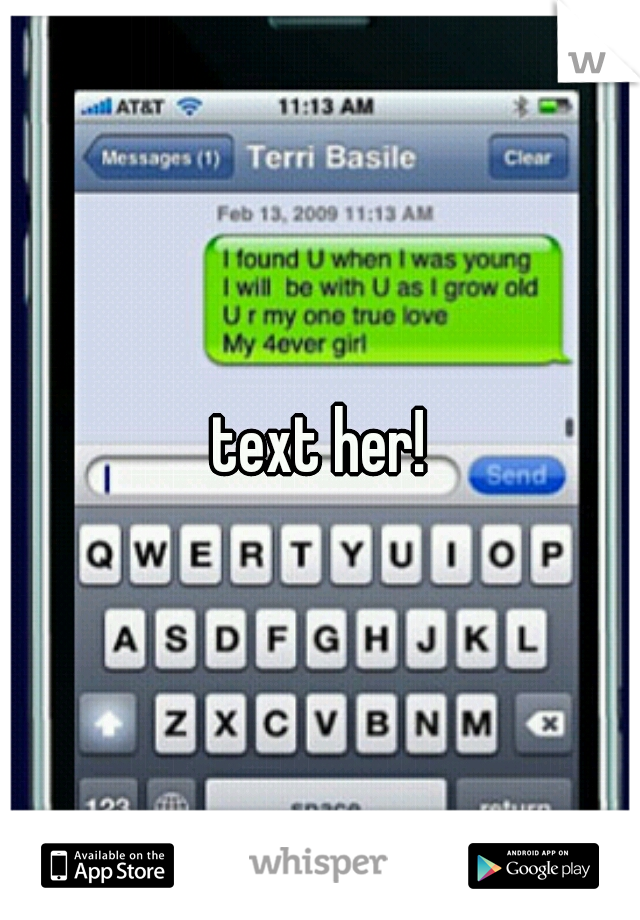 text her!