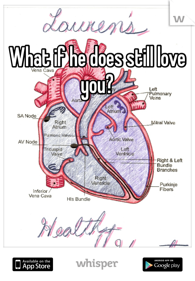 What if he does still love you?