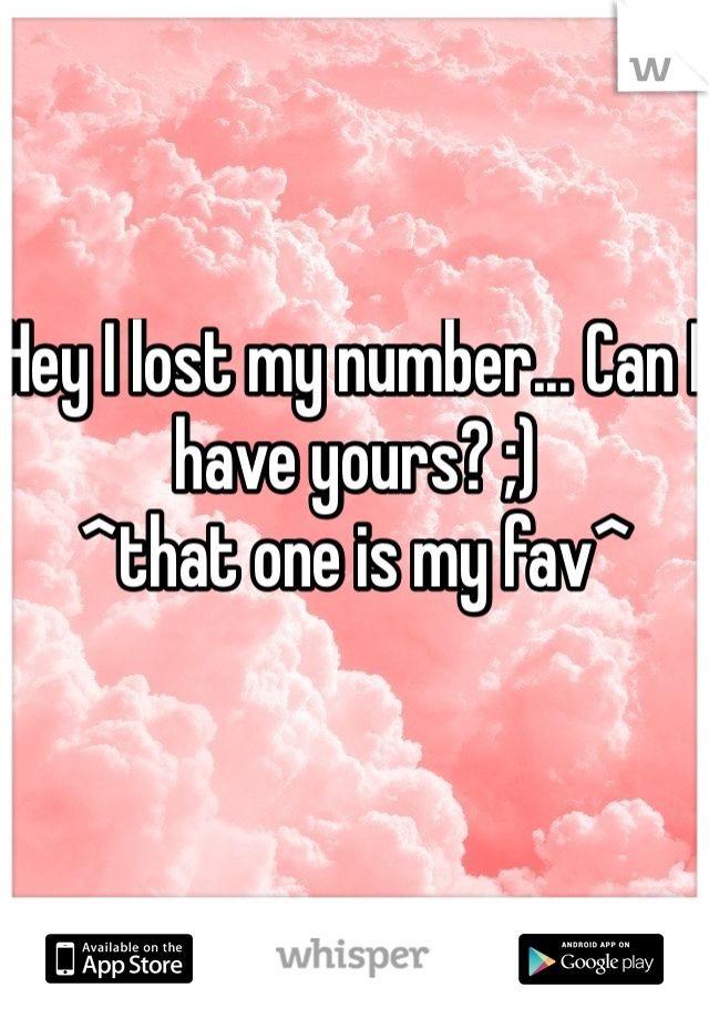 Hey I lost my number... Can I have yours? ;)
^that one is my fav^ 
