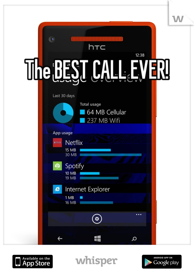 The BEST CALL EVER!