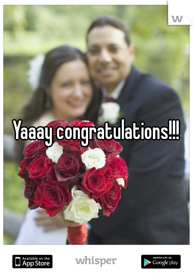 Yaaay congratulations!!!