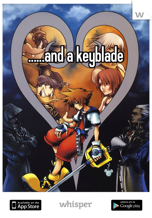 ......and a keyblade 