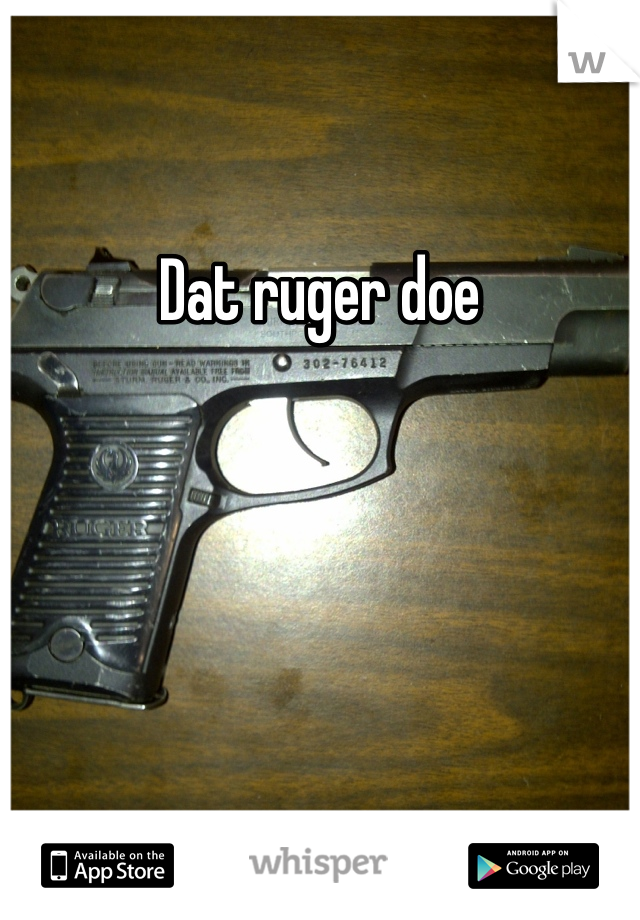 Dat ruger doe