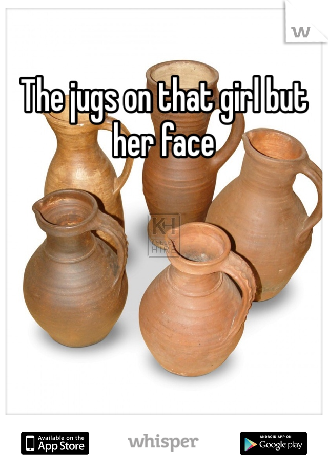 The jugs on that girl but her face