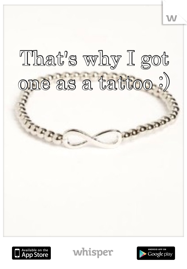 That's why I got one as a tattoo :) 