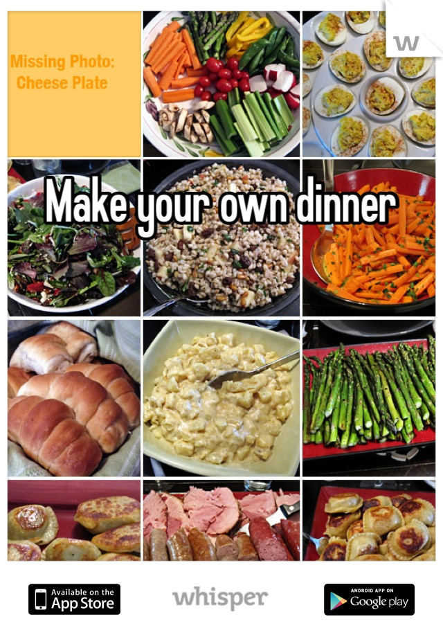 Make your own dinner
