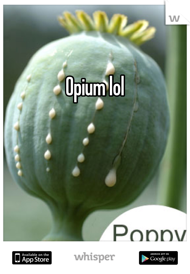 Opium lol