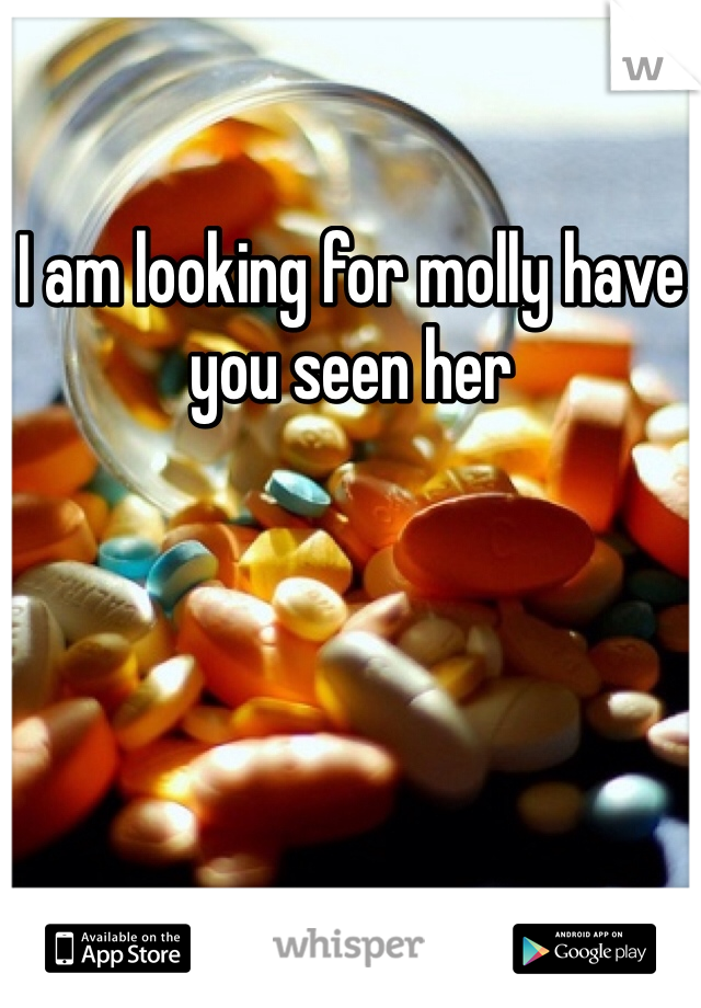 I am looking for molly have you seen her