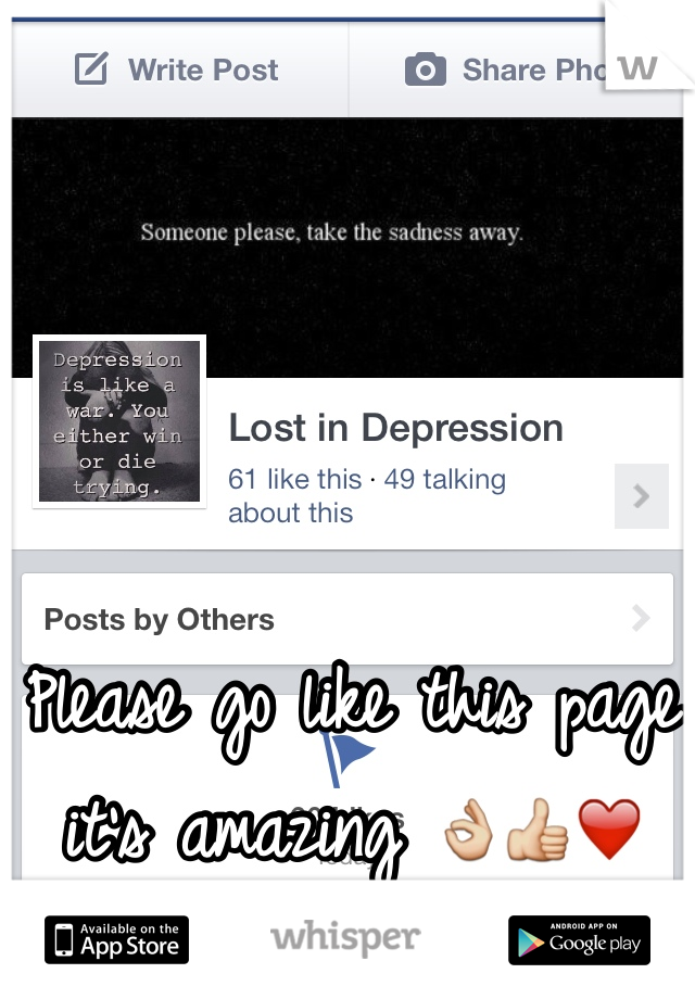 Please go like this page it's amazing 👌👍❤️