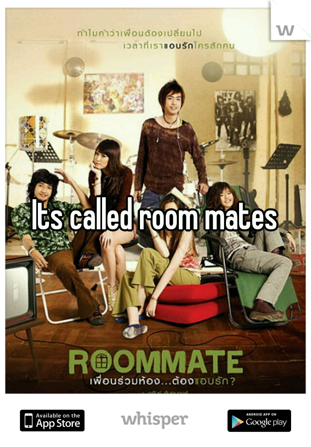 Its called room mates