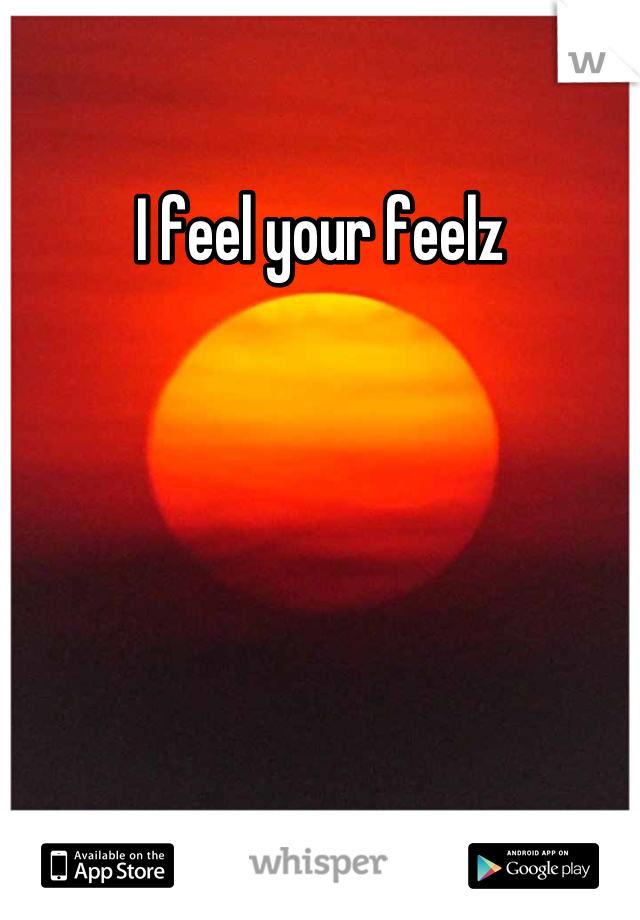 I feel your feelz