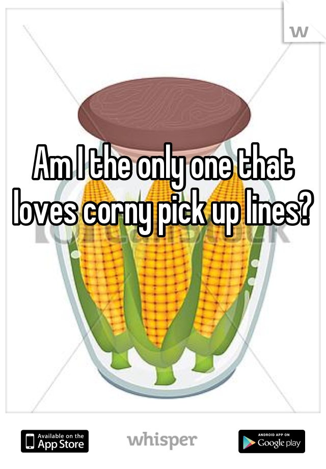 


Am I the only one that loves corny pick up lines?