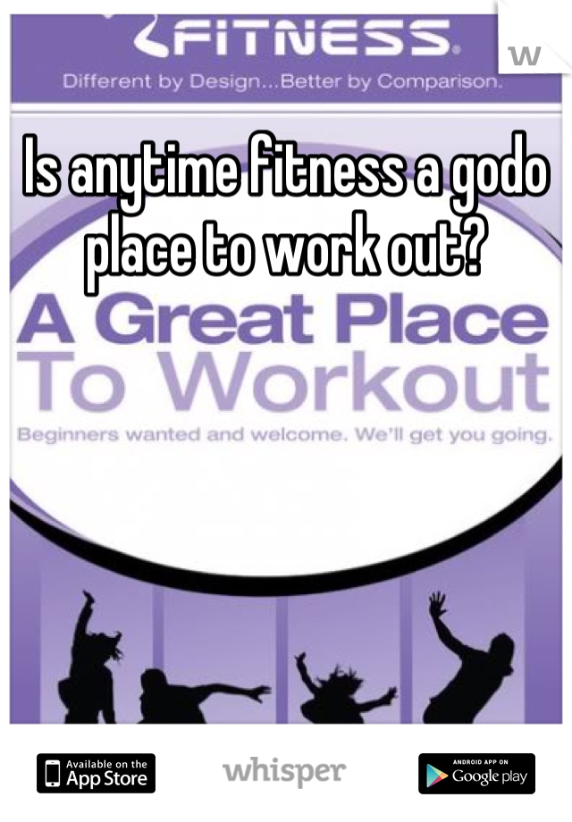 Is anytime fitness a godo place to work out?