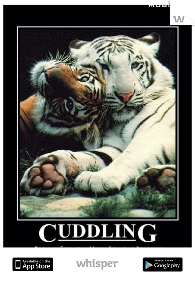 I'd want to cuddle