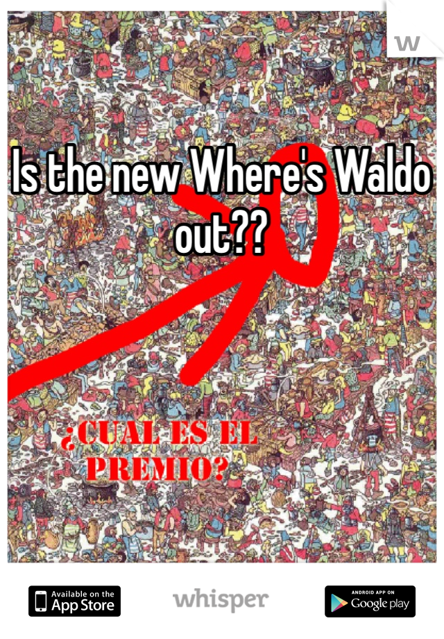 Is the new Where's Waldo out??