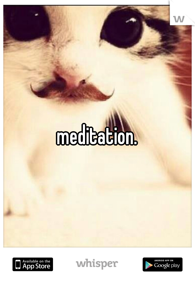 meditation.