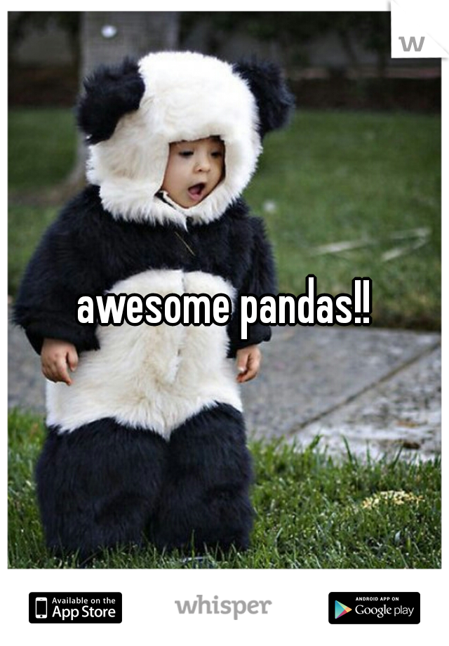 awesome pandas!!