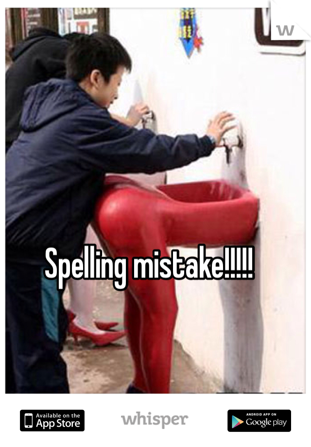 Spelling mistake!!!!!