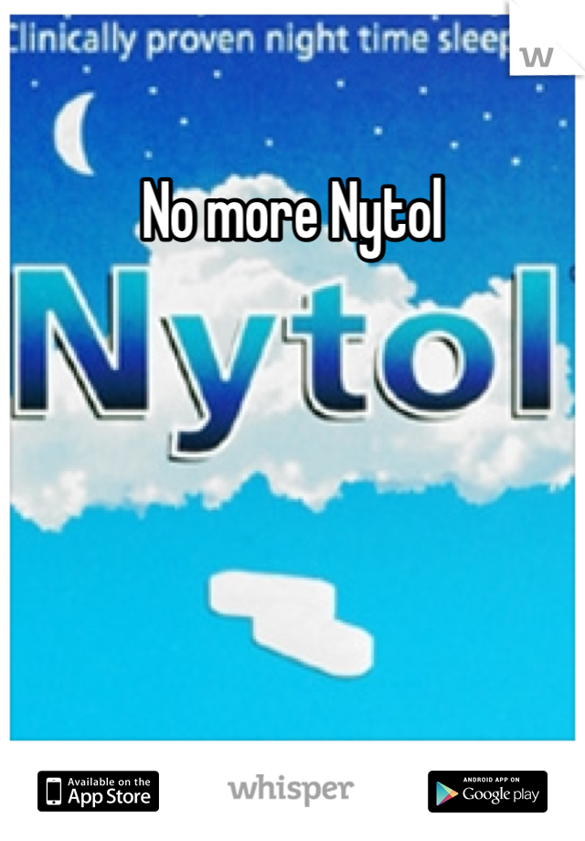 No more Nytol